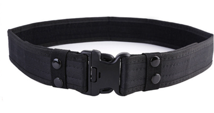 Men's Tactical Canvas Belt — Army Style, Quick Release Buckle