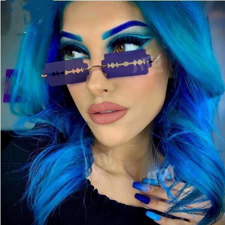 Women's Fashion Sunglasses — Hollow Blade Style, UV400 Protection